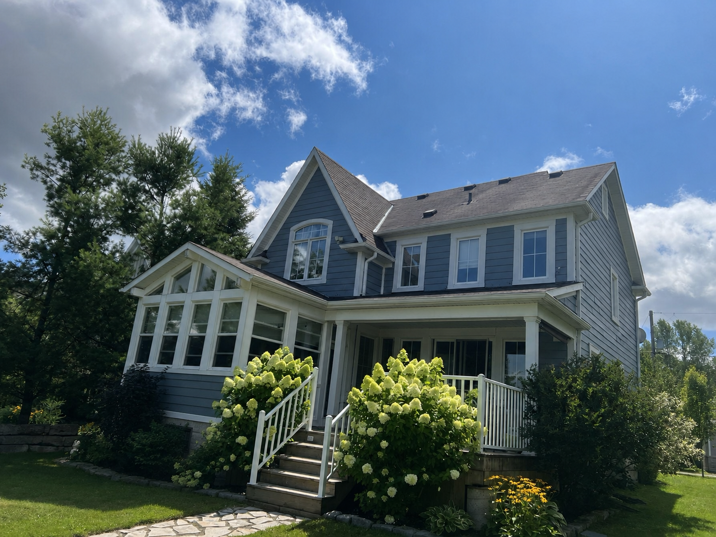 Clean exterior installation