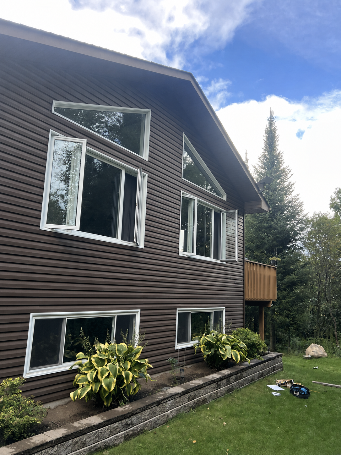Professional exterior installation